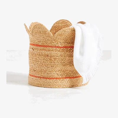 Anthropologie Daisy Jute Basket