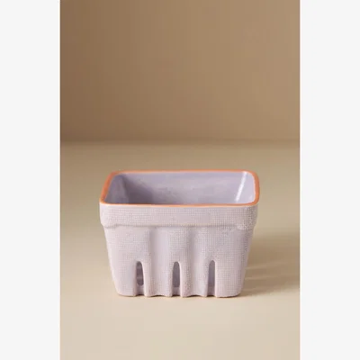 Anthropologie Linnea Small Berry Basket
