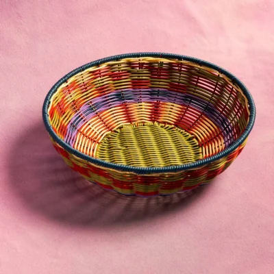 Arighi Bianchi Woven Bowl, Green