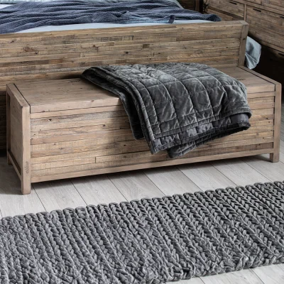 Arighi Bianchi Camia Grey Blanket Box