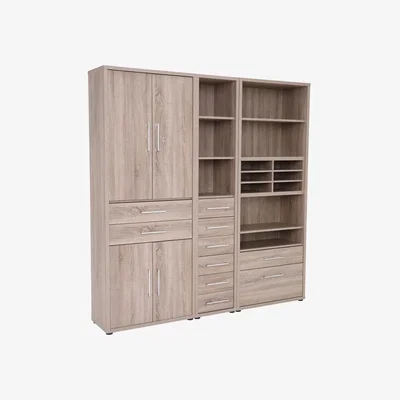 Barker and Stonehouse Pembridge Tall Wall Storage, 776 Wood | Barker & Stonehouse