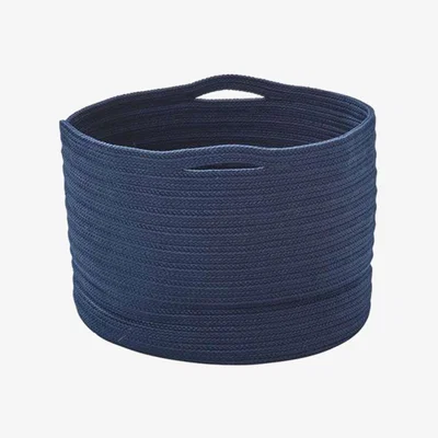 Barker and Stonehouse Cane-line Soft Blue Basket | Barker & Stonehouse