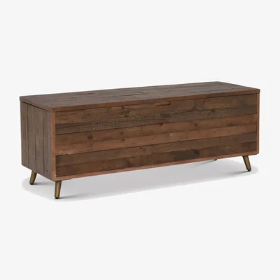Barker and Stonehouse Modi Blanket Box, Brown | Barker & Stonehouse