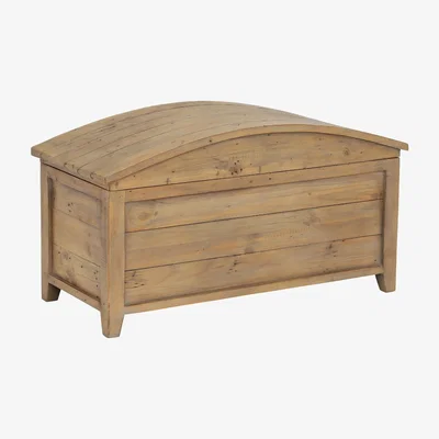 Barker and Stonehouse Lewes Reclaimed Wood Blanket Box, Wheat