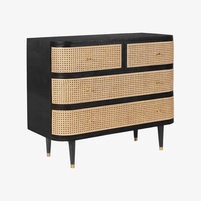 Barker and Stonehouse Nyx Chest Of Drawers, Black | Barker & Stonehouse