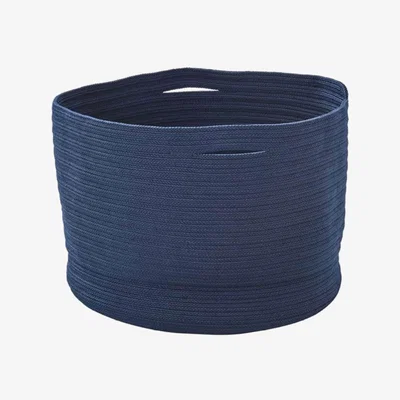 Barker and Stonehouse Cane-line Soft Blue Basket, Large