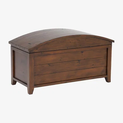 Barker and Stonehouse Navajos Reclaimed Wood Blanket Box, Chestnut