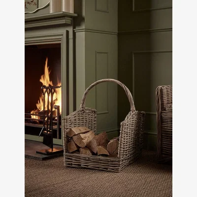 Cox and Cox Willow Log Holder
