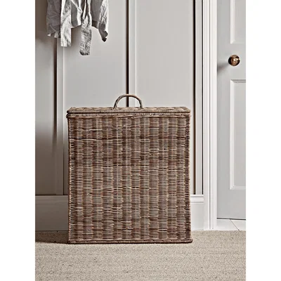 Cox and Cox Fine Rattan Laundry Basket