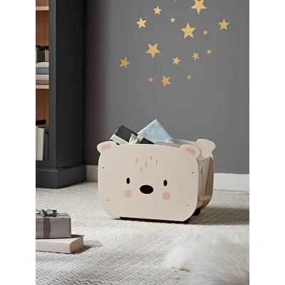 Cox and Cox Pull Along Storage Box - Bear