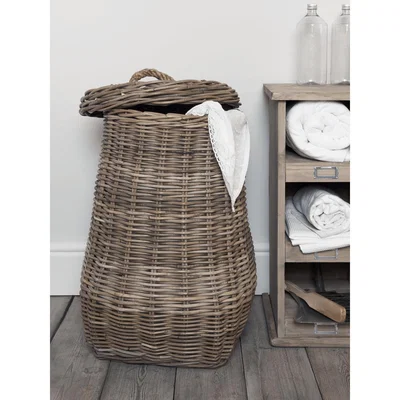 Cox and Cox Rattan Laundry Basket