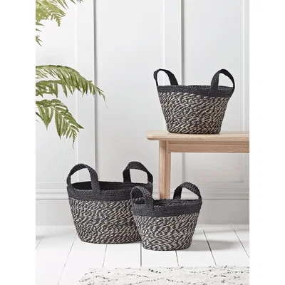 Cox and Cox NEW Three Monochrome Baskets