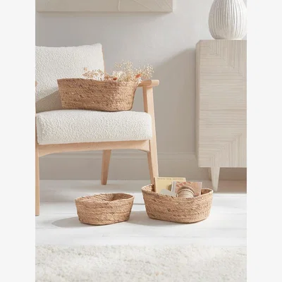 Cox and Cox Three Rectangle Storage Baskets