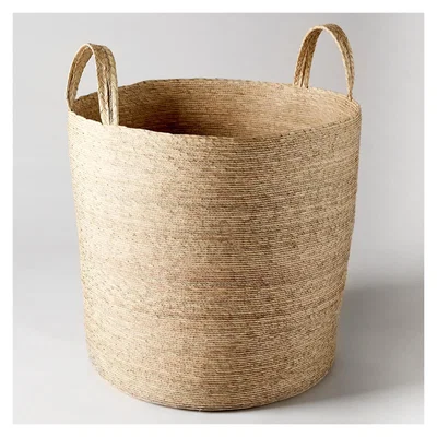 The Conran Shop Tall Cylinder Storage Basket Natural