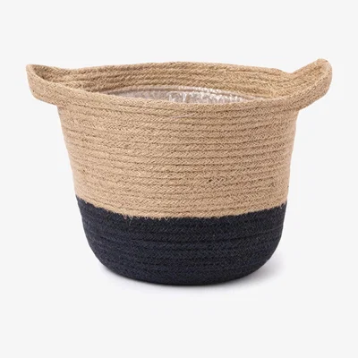 The Conran Shop Small Jute Basket in Navy