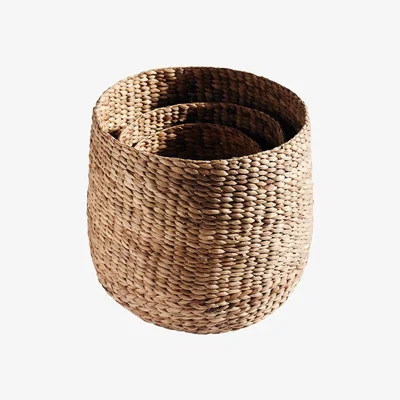The Conran Shop Tall Round Basket Set Of 3