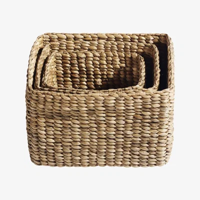 The Conran Shop Square Basket Set Of 3