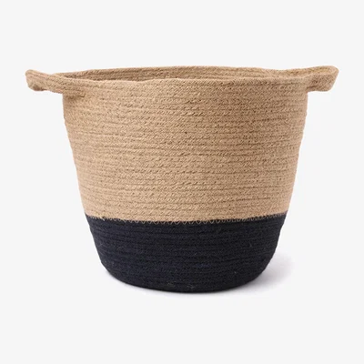 The Conran Shop Medium Jute Basket in Navy