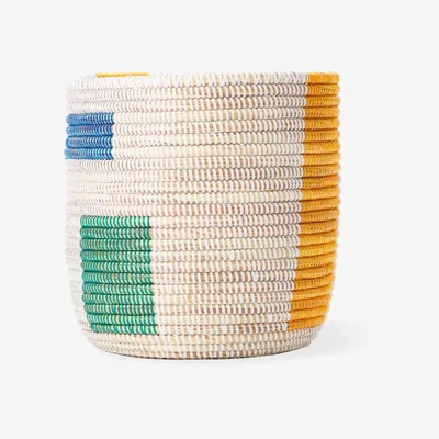 The Conran Shop Exclusive Storage Basket in Multi Squares