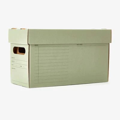 The Conran Shop A7 Archive Box in Green