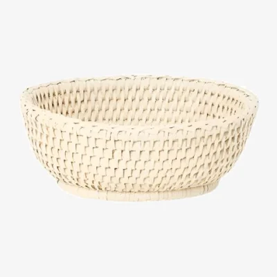 Casa by JJ Mayfair Trinket Tray Hold All Basket in Sand Colour