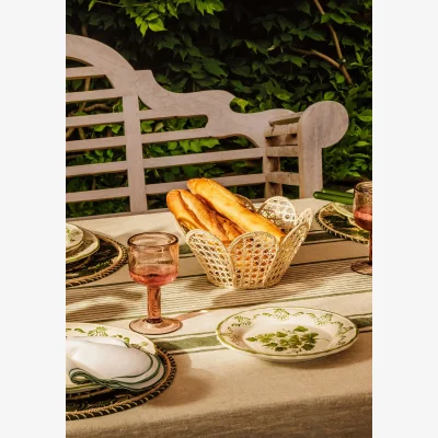Casa by JJ Atlántico Scallop Iraca Basket, Natural