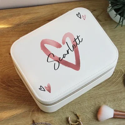 Dunelm Personalised Heart Jewellery Box