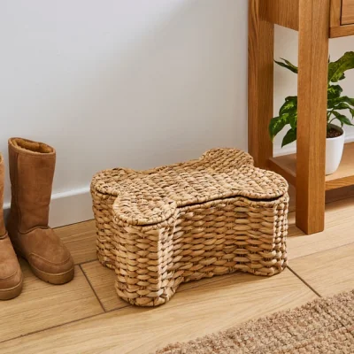 Dunelm Bone Shaped Hyacinth Storage Basket