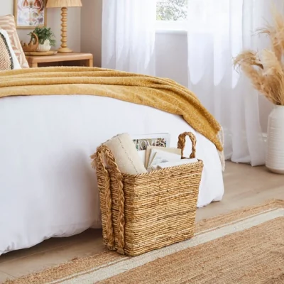 Dunelm Rectangle Banana Bark Storage Basket