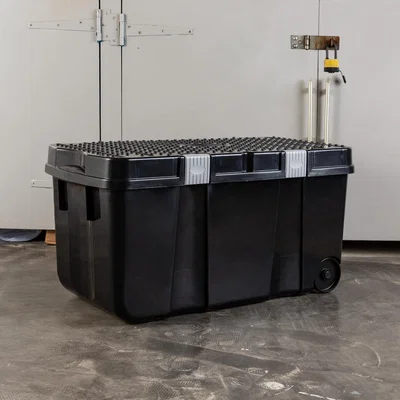 Dunelm Wham Diy 100l Black Tough Storage Cart Black