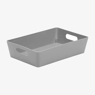 Dunelm Wham Studio Plastic Storage Basket 4.01 Grey