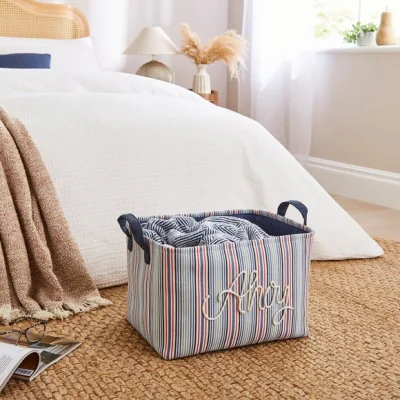 Dunelm Ahoy Striped Storage Basket