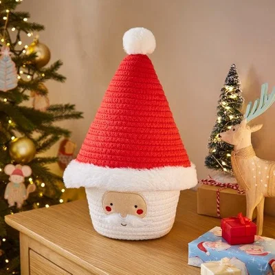 Dunelm Santa Basket with Lid
