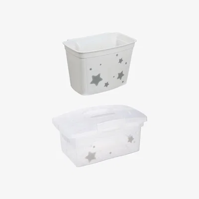 Dunelm Keeeper Stars Storage Box and Hanging Organiser Set