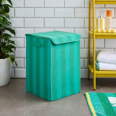 Dunelm Stripe Laundry Basket