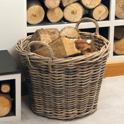 Dunelm Kubu Round Storage Basket