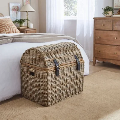 Dunelm Churchgate Large Woven Rattan Storage Chest