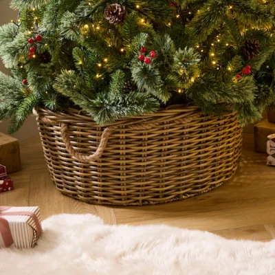 Dunelm Chunky Faux Rattan Tree Basket
