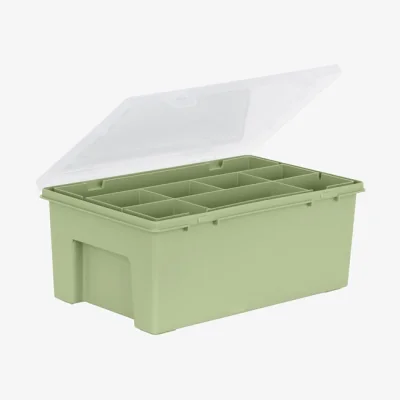 Dunelm Wham 8 Compartment 29cm Organiser Box with Removable Tray