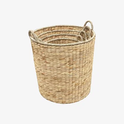 Dunelm Round Storage Basket Natural