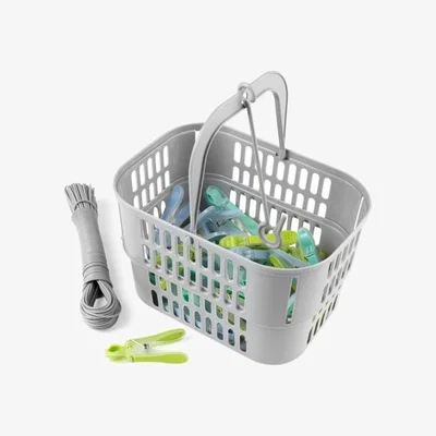 Dunelm Beldray Peg Basket & Washing Line Set