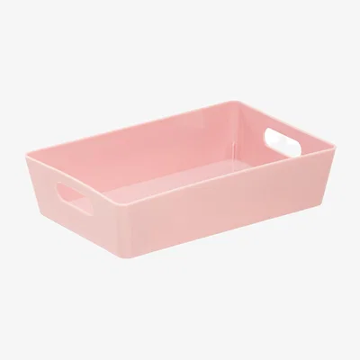 Dunelm Wham Studio Plastic Storage Basket 4.01 Pink