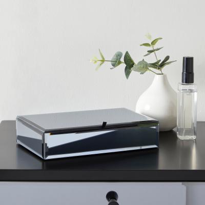 Dunelm Smoked Jewellery Box Smoke (Grey)