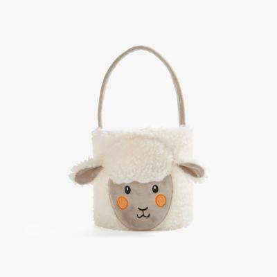 Dunelm Fabric Sheep Basket MultiColoured