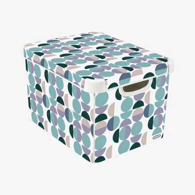 Dunelm Curver Scandi Stockholm Plastic Deco Box MultiColoured