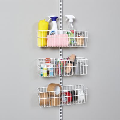 Dunelm Elfa Wall Mounted 3 Basket Solution White