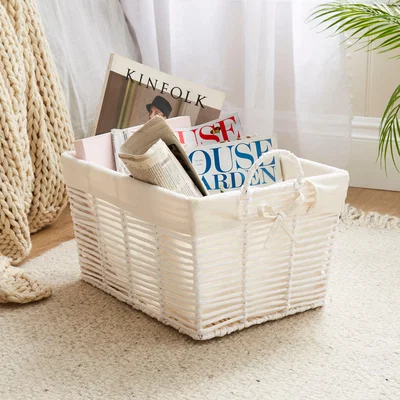 Dunelm Purity Storage Basket White