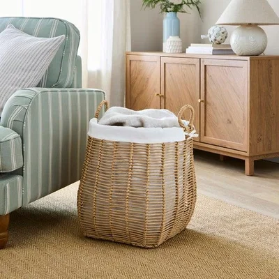 Dunelm Purity Large Natural Belly Basket