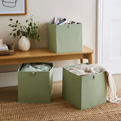 Dunelm Set of 3 Foldable Storage Boxes
