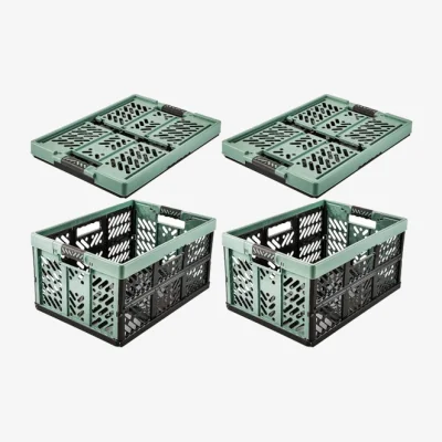 Dunelm Keeeper Set of 2 Strong Folding Storage Box